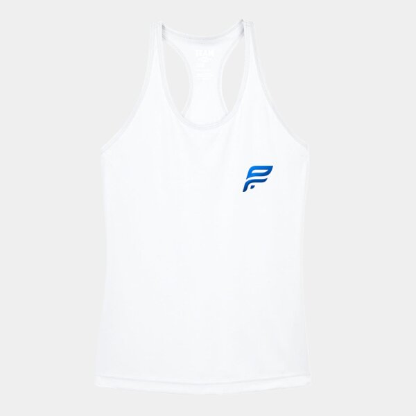 Women Performance Pickleflow Tank Top (White) Thumbnail