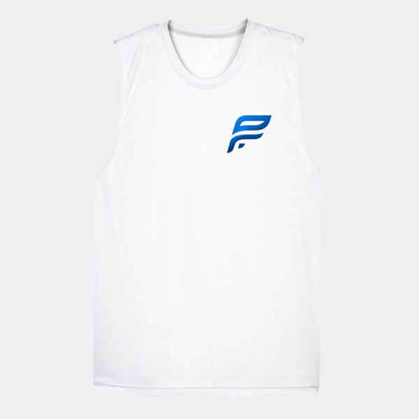 Men Performance Pickleflow Tank Top (White) Thumbnail