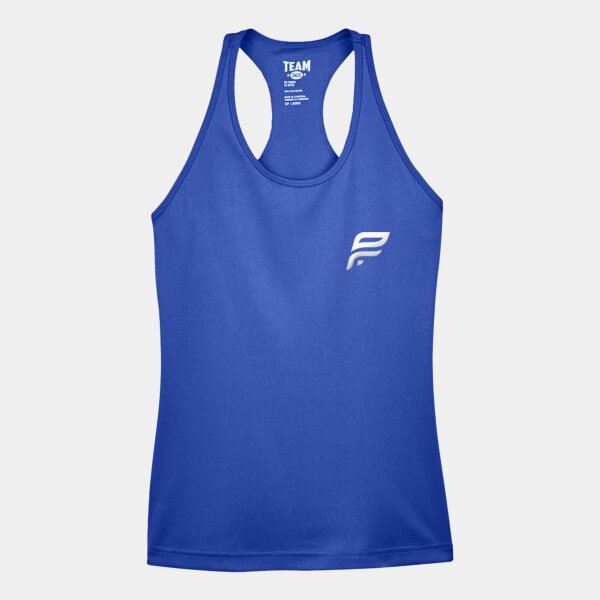 Women Performance Pickleflow Tank Top (Blue) Thumbnail